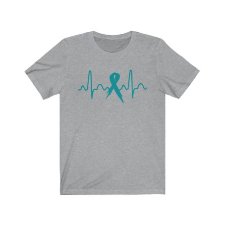 We Wear Teal t-shirt Ovarian cancer awareness shirt for family friends