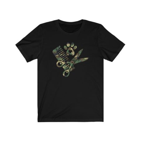 Dog Grooming Shirt Pet Groomer Camo Gift for Matching Staff Team