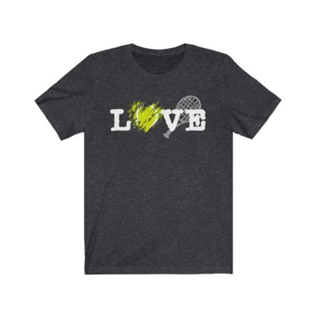 Tennis shirt I Love Tennis Love fan or player gift Coach Team